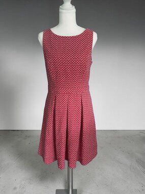 THE LIMITED Patterned Red A Line Dress Size 6